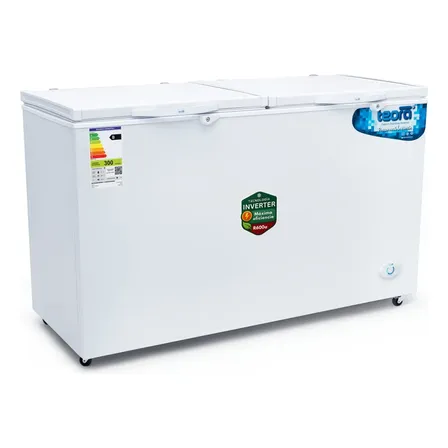 Freezer Horizontal Teora Inverter Fh 550 Dual 524 Litros Blanco