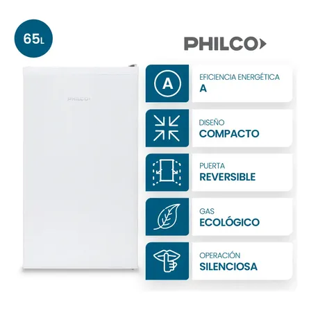 Freezer Vertical Philco Phcv065b 65lts Color Blanco