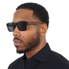 Gafas de sol Gucci gris cuadradas para hombre GG0340S 006 58 GG0340S 006 58