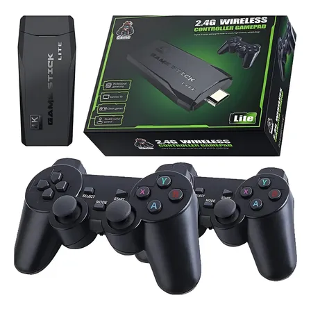 Game Stick Retro 2 Joystick Color Negro Hdmi Negro