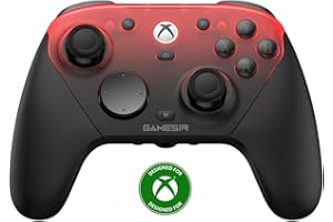 GameSir G7 Pro Wired Controller for Xbox Series X|S, Xbox One, Wireless Gamepad for PC&Android with TMR Sticks, Hall Effect Analog Triggers, 1000Hz Polling Rate, 3.5mm Audio Jack - White