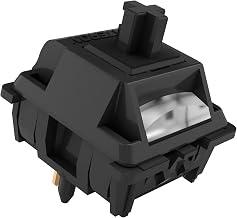 Gateron Ghost Pro Switches for Mechanical Gaming Keyboard,5-Pin 50gf RGB SMD Dual-Stage Spring Pre-Lubed Full POM Linear Switches(108PCS)