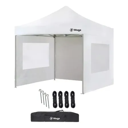 Gazebo plegable Waggs GZBO01 3m x 3m x 3m blanco