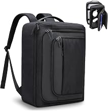GDNasist Game Console Backpack for PS5, Protective Carrying Case Compatible with Playstation5 Console, Base, 15.6&rdquo;Laptop, Headset, PS5 Controller, More Game Discs, and Gaming Accessories