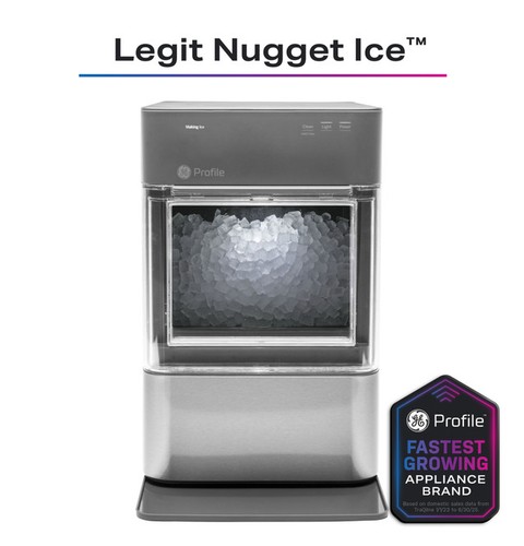 GE Profile Opal 2.0 Nugget Ice Maker XPIO23SCSS - Gray Refurbished