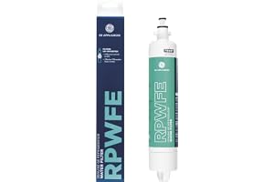 GE RPWFE Refrigerator Water Filter, Genuine Replacement Filter, Certified to Reduce Lead, Sulfur, and 50+ Other Impurities, Replace Every 6 Months for Best Results, Pack of 1