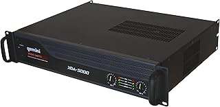 Gemini Professional 1300W 2-Channel Power Amplifier &ndash; High-Powered DJ & PA Audio Amp with XLR/RCA Inputs, Bridge Mode, Built-in Protection & Cooling for Live Sound & Installations (XGA-5000)