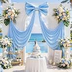 Giant Baby Blue Big Bow for Backdrop 47 X 23 Inch Large Satin Ribbon Tie with 10ft Long Ribbon Tails Large Bows for Decoration Wedding Valentines Party Backdrop Room Wall