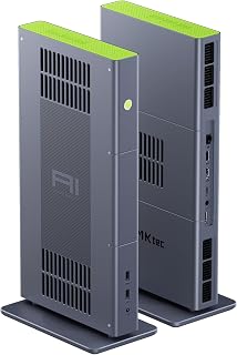 GMKtec EVO-X3 AI Mini Pc Ryzen AI Max+ 395 128GB LPDDR5X 2TB PCIe 4.0 SSD | Mini Gaming Computers, 16C/32T, Up to 5.1GHz, 8000MHz, Radeon 8060S Graphics, OCuLink, 8K Display, WiFi 7, USB4, 2.5G LAN