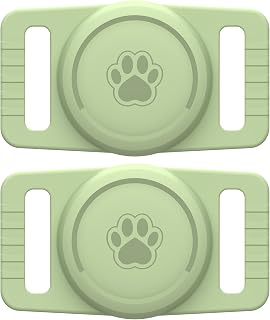 Gocii for Airtag Dog Collar Holder 2 Pack,GPS System Accessories