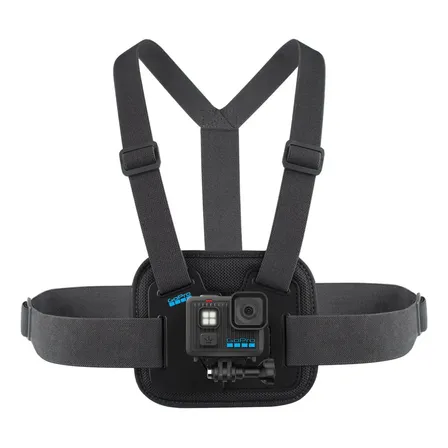 GoPro Chesty - Soporte de alto rendimiento para el pecho, AGCHM-001, Color Negro
