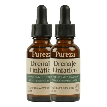 Gotas Pureza Drops X2 | Drenaje Linf&aacute;tico Menta