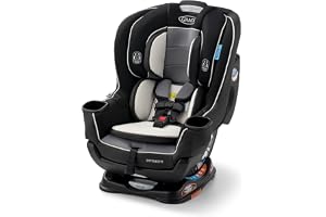 Graco Extend2Fit Convertible Car Seat, Rear and Forward Facing Car Seat with Adjustable Extension Panel for Extra Legroom, Great Gift for Baby Shower or Baby Registry, Gotham