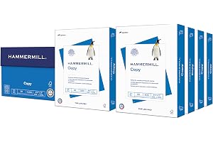 Hammermill Printer Paper, 20 lb Copy, 8.5 x 11-8 Ream (4,000 Sheets) - 92 Bright, Made in the USA