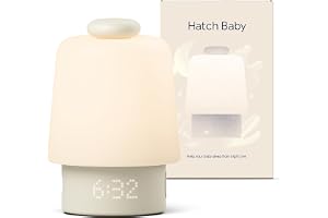 Hatch Baby Sound Machine, Night Light | Hatch Baby | Sleep Support | Registry Essential, Routine Builder, Time-to-Rise Alarm Clock, White Noise, Nursery Stories, Toddler Kids (Wi-Fi) (Putty)