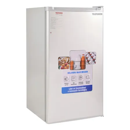 Heladera Bajo Mesada Telefunken 90 Litros Gris Tfk-hb90
