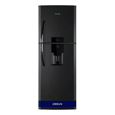 Heladera C&iacute;clica Drean Hdr400f41n Dispenser 396lts Color Negro