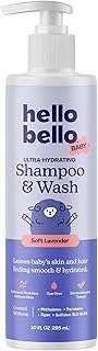 Hello Bello Baby Shampoo & Body Wash, Soothing Soft Lavender Scent, 10oz
