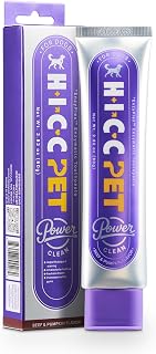 HICC PET Power Clean 4-Enzymatic Dog Toothpaste with EnzyPlex&trade; Bio-5 | Helps Clean Teeth & Everyday Food Residue | Strong Daily Mouth Cleaning | Beef & Pumpkin Flavor | 2.82 oz
