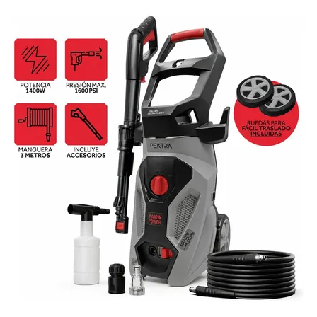Hidrolavadora El&eacute;ctrica Pektra 1400w 110bar Autostop Alta Presi&oacute;n