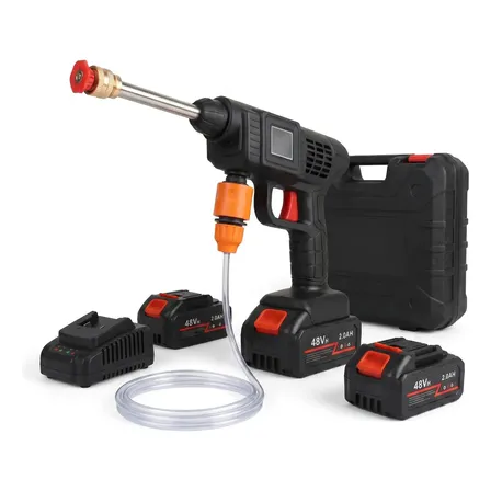 Hidrolavadora Inalambrica Portatil Electric Bestool Bateria Negro 50hz 60hz