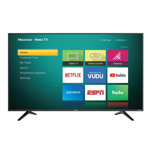 Hisense 50" Class 4K 2160p 60Hz UHD LED Roku Smart TV 50R6E5