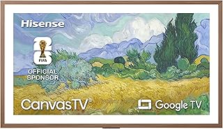 Hisense 50&ldquo; Hi-QLED S7 CanvasTV Series 4K UHD Google Smart Art TV (50S7SG, 2026 New) - Art Mode, Anti-Glare Panel, Dolby Vision HDR, Hi-Matte Display, Frame & UltraSlim Wall Mount Included