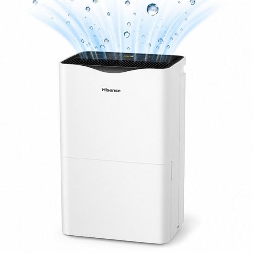 Hisense 50 Pint 3-Speed Dehumidifier w/ Built-in Pump, 4500 sq ft - DH5023KP