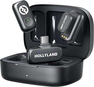 Hollyland Lark A1 (2TX+USB-C RX+Charging Case) Wireless Magnetic Microphone