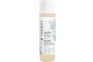 The Honest Company 2-in-1 Baby Shampoo & Body Wash, Fragrance-Free, Gentle, Tear-Free, Hypoallergenic, Naturally Derived, Sensitive Skin, 18 fl oz