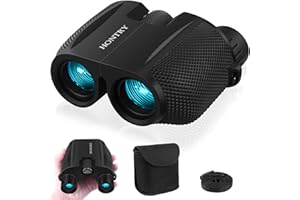 Hontry Binoculars for Adults and Kids, 10x25 Compact Binoculars for Bird Watching, Theater and Concerts, Hunting and Sport Games