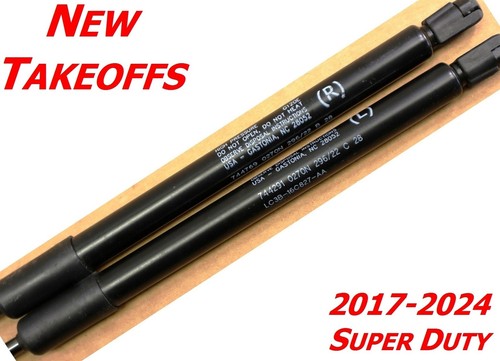 Hood Lift Shock Strut Supports 17-26 SUPER DUTY Pair Support Arms Gas Lift OEM