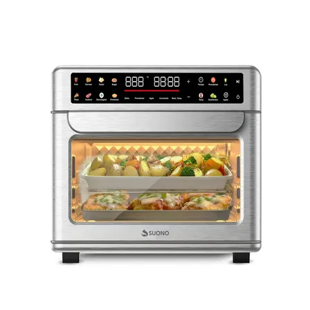 Horno Airfryer Suono 25l Multifunci&oacute;n Freidora De Aire Panel Digital 1700w