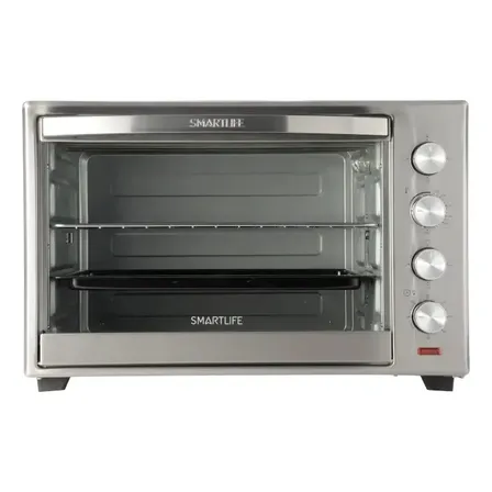 Horno Electrico Smartlife Conveccion Spiedo 60l 6 Funciones Negro