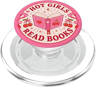 Hot Girls Read Books Reading Book Lover Booktrovert Bookish PopSockets PopGrip for MagSafe