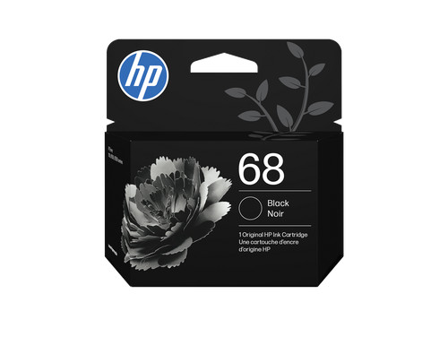 HP 68 Black Original Ink Cartridge, ~160 pages, 7FP21TN