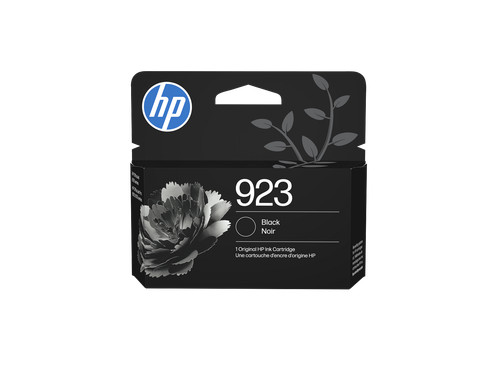 HP 923 Black Original Ink Cartridge, ~500 pages, 4K0T3LN