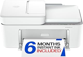 HP DeskJet 4327 Wireless All-in-One Color Inkjet Printer, Scanner, Copier, 6 Month Trial of Instant Ink Included, AI-Capable (B3ZF6A)