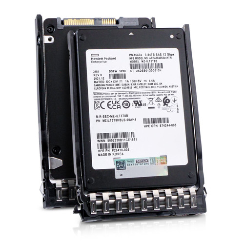 HP Generation 11 3.84TB P40508-B21 SAS 12Gb/s 3D TLC 1 DWPD 2.5" SSD