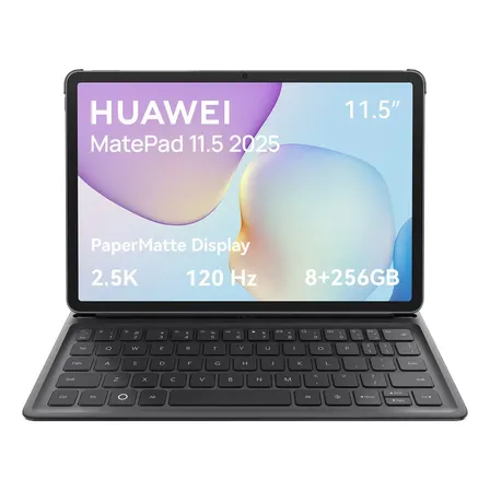 Huawei MatePad 11.5 2025 de 256 GB con Teclado, RAM de 8 GB y Pantalla PaperMatte Gris