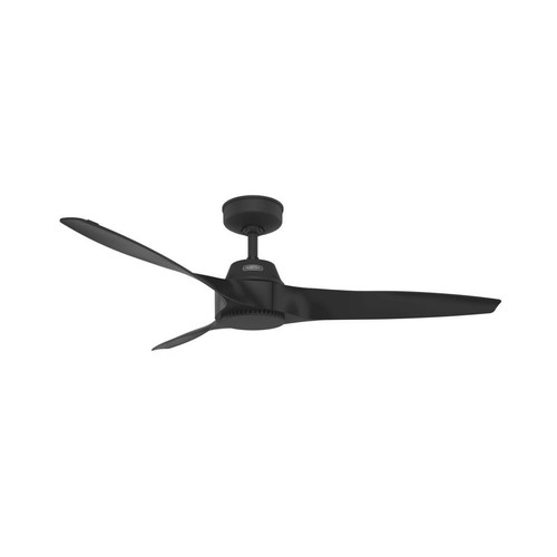 Hunter Fan 52 inch Matte Black Outdoor Ceiling Fan with 3 Blades and No Light