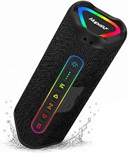 Hupoaf Magnetic Bluetooth Speaker for Golf Cart, Outdoor Portable Speakers | 24H Playtime, IPX7 Waterproof, Strong Magnet for Golf Car, Loud Stereo Sound, Bike, Camping, Party, Beach, Gifts for Men