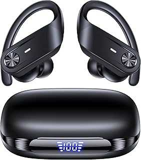 Hybrid Active Noise Cancelling Wireless Ear Buds 80 Hrs Playtime Hi-Res Stereo Quality Bluetooth Earbuds with Transparency Mode Headphones Bluetooth Earhooks ANC Earphones for Work Sports Travel