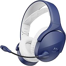 HyperX Cloud Jet &ndash; Dual Wireless Gaming Headset, 2.4GHz dongle, Bluetooth 5.3, PC, PS5, Mobile, USB-A &ndash; Light Blue