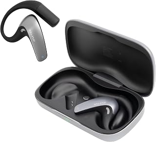 iflytek AI Translation Earbuds, Bone-Conduction Real-Time Translator | 60 languages, 116 accents, offline mode, 3-mic pickup, calls, meetings, media, open-ear Hi-Res sound for business travel.