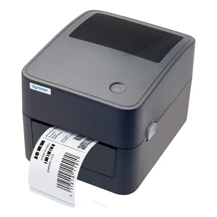 Impresora De Etiquetas Autoadhesivas T&eacute;rmica X-Printer 410B Con Bot&oacute;n Multifuncional