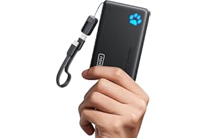 INIU 45W Fast Charging Portable Charger, 40% Smaller 10000mAh with Detachable Cable, Flight-Safe Travel Power Bank, USB C External Phone Battery Pack for iPhone 17 16 Pro iPad Samsung S26 Google etc