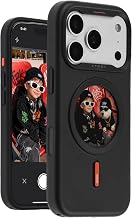 Instant Custom Case for iPhone 17 Pro Max (Black) | Battery-Free E Ink Phone Case, Personalize Your Case with Photos & AI Creations, MagSafe Compatible