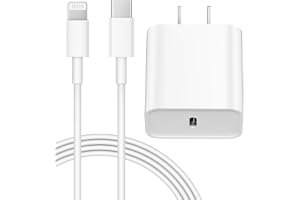 iPhone 14 13 12 Charger Fast Charging 20W PD USB C Wall Charger with 6FT Fast Charging Cable Compatible iPhone 14/13/12/11/Pro/Pro Max/Mini/Xs Max/XR/X, iPad