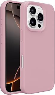 iPhone 16 Pro Max Case Silicone(Sand Pink)
